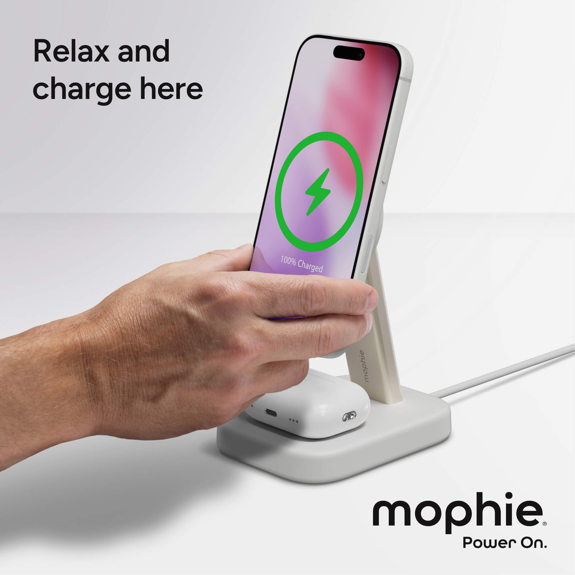 2-in-1 Wireless Charging Stand for AirPods