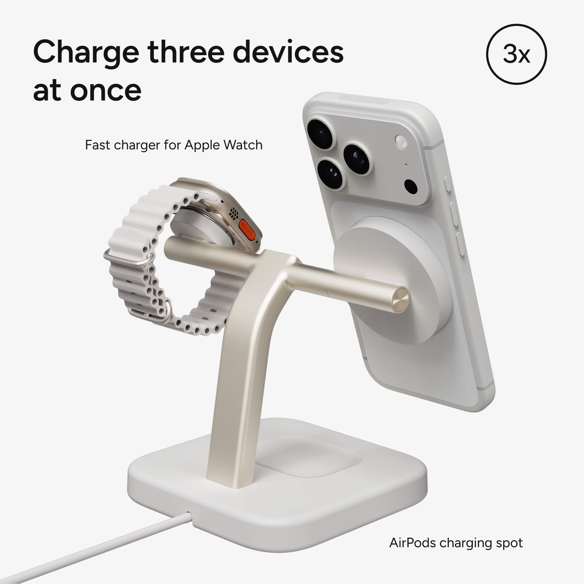 3-in-1 Wireless Charging Stand