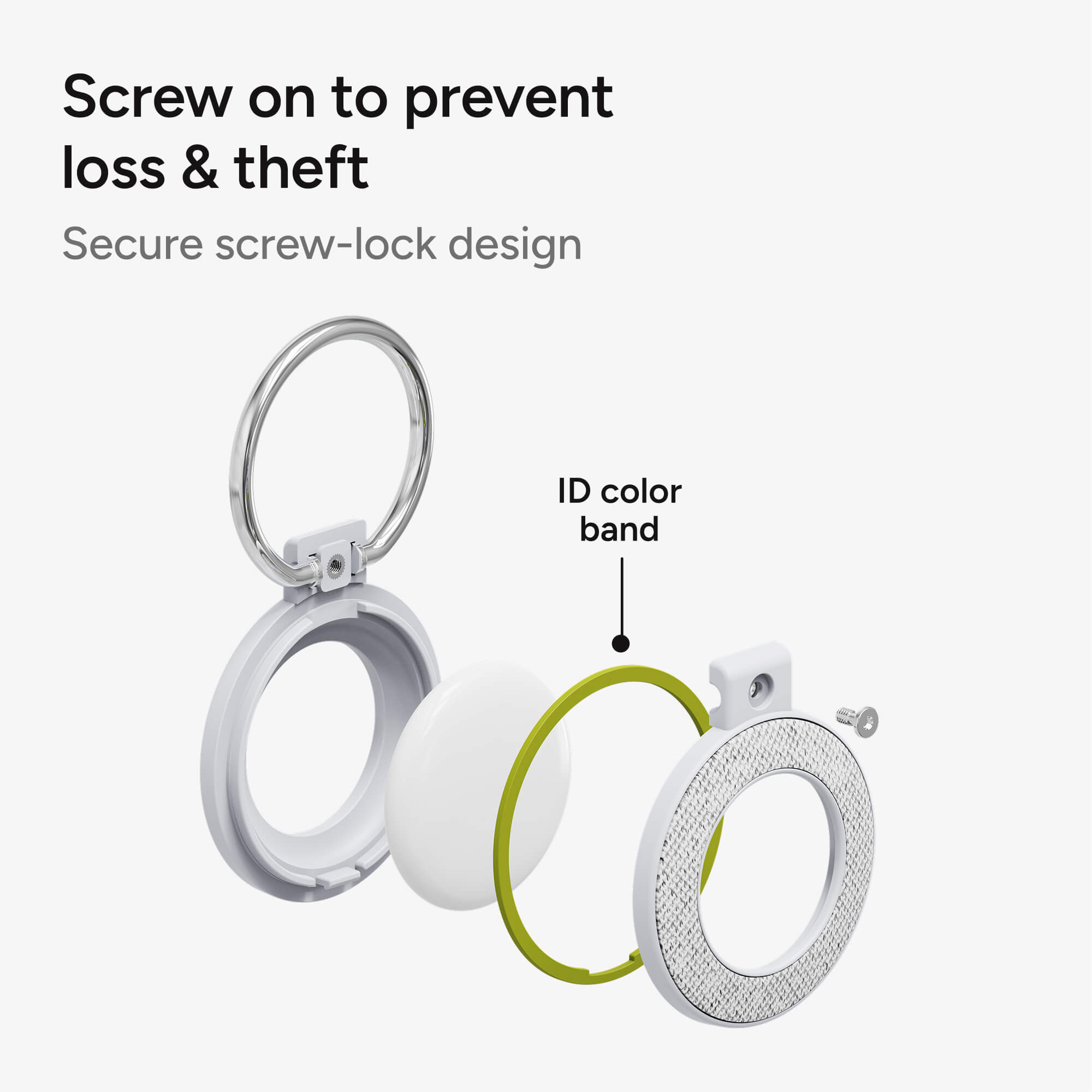 Knit AirTag Case with Ring Attach - 1 pack