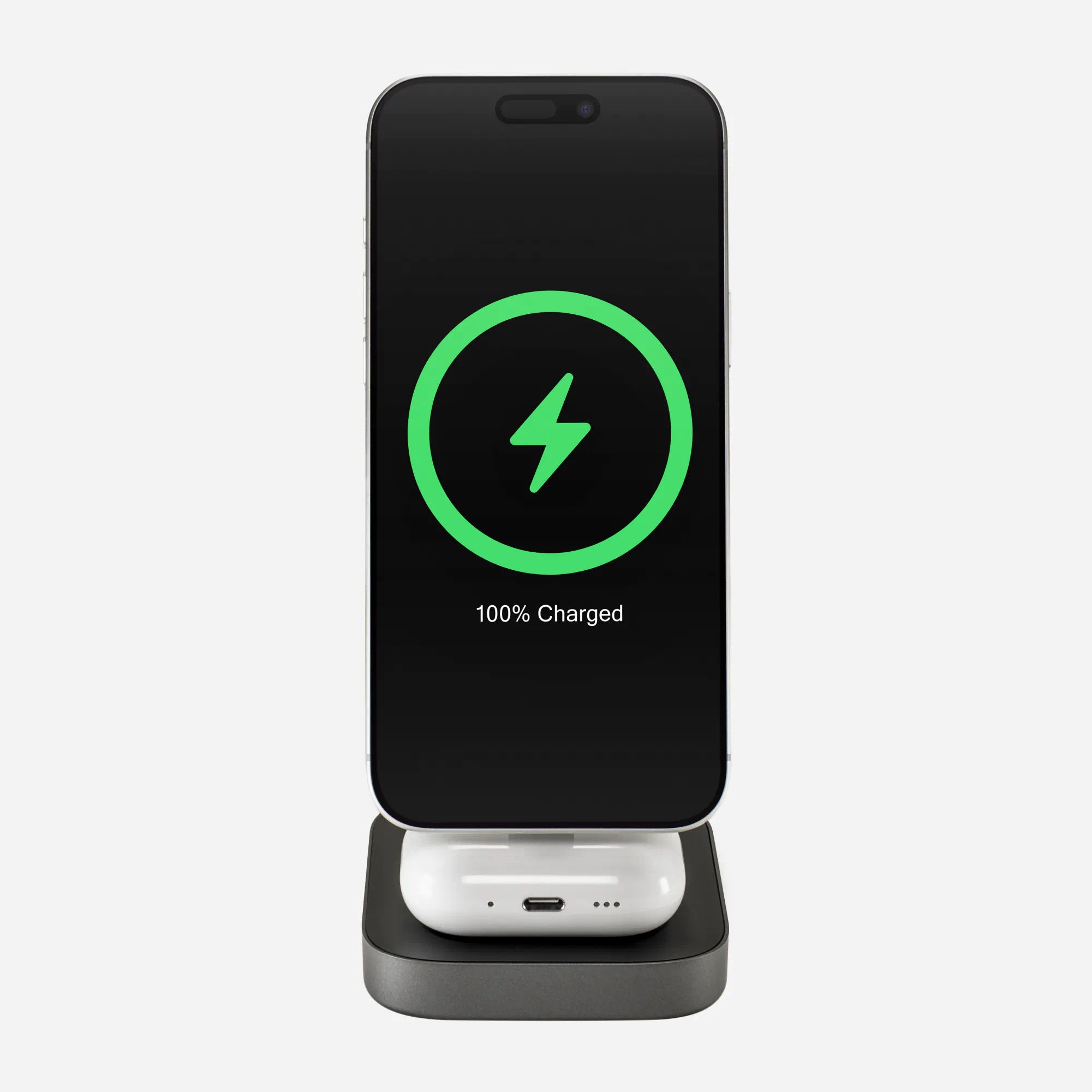 3-in-1 Wireless Charge Stand - Black