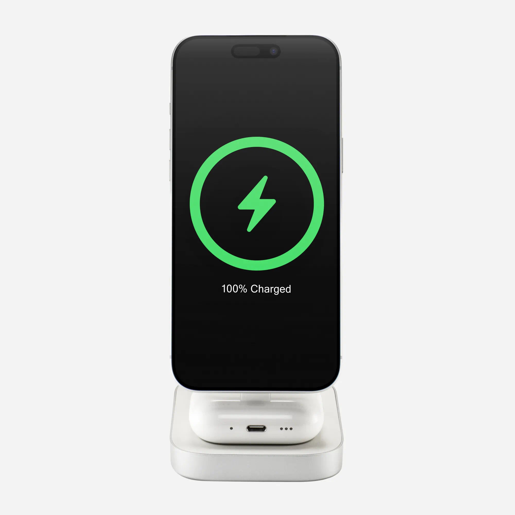 3-in-1 Wireless Charge Stand - White
