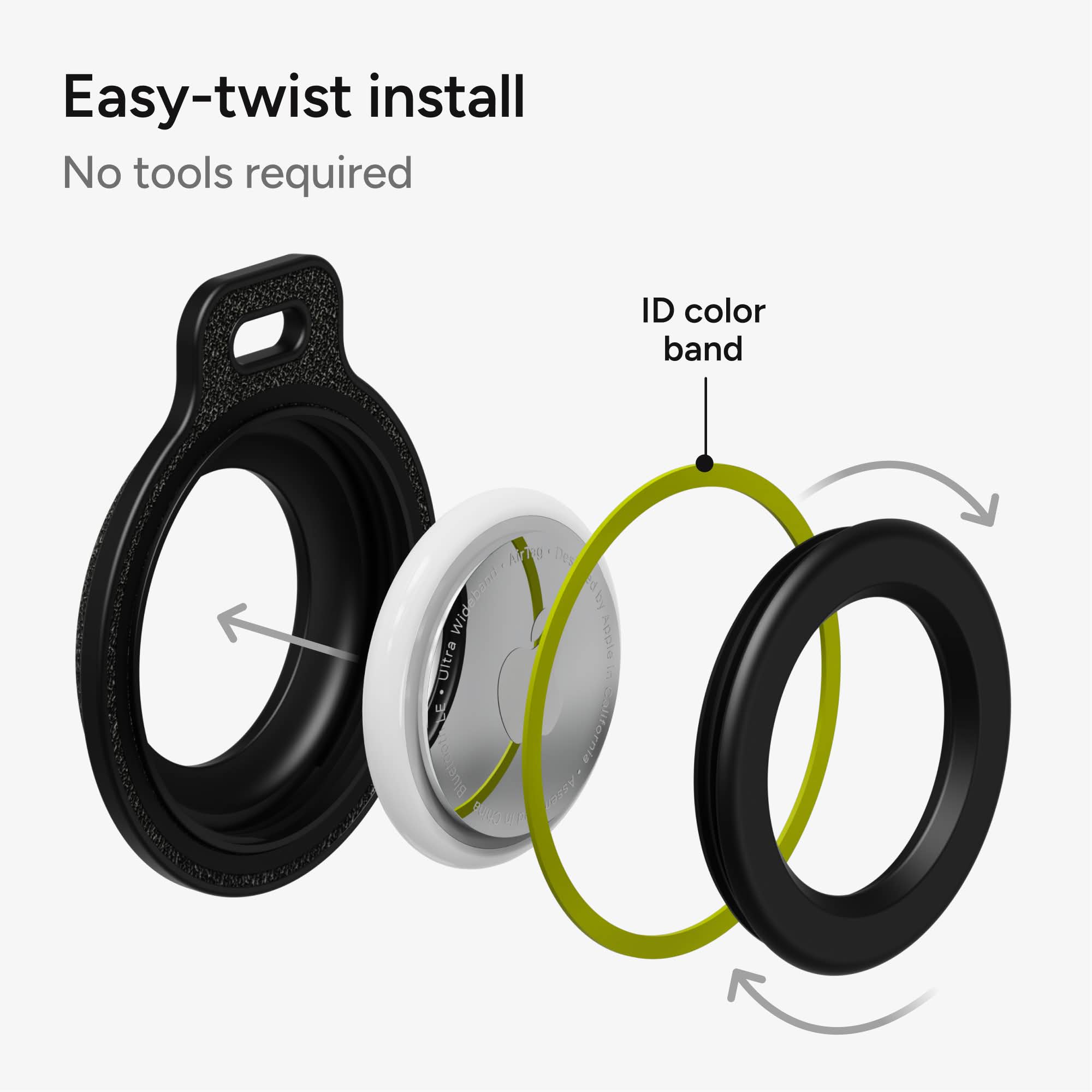 Knit AirTag Case with Loop Attach - 1 pack