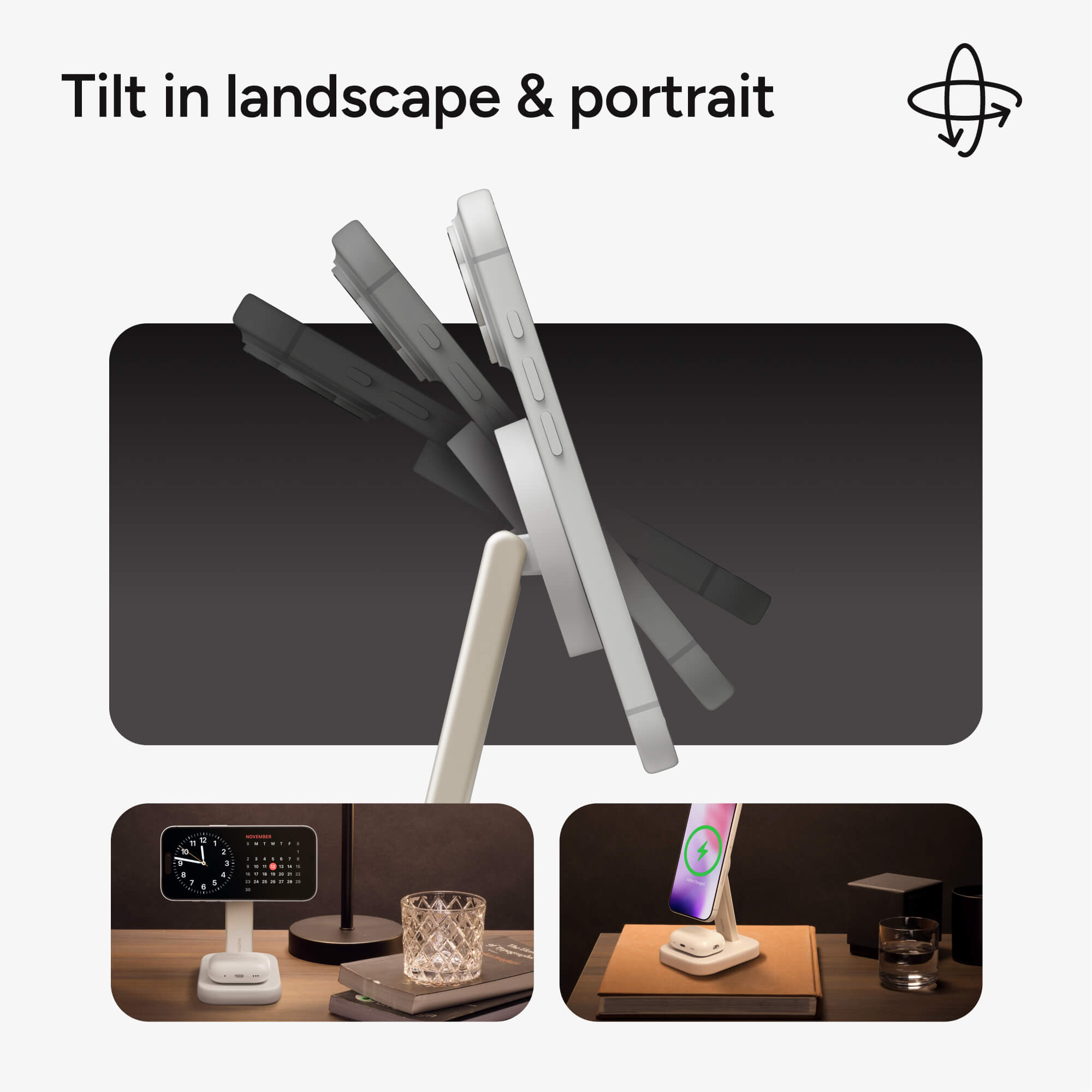 2-in-1 Wireless Charging Stand for AirPods