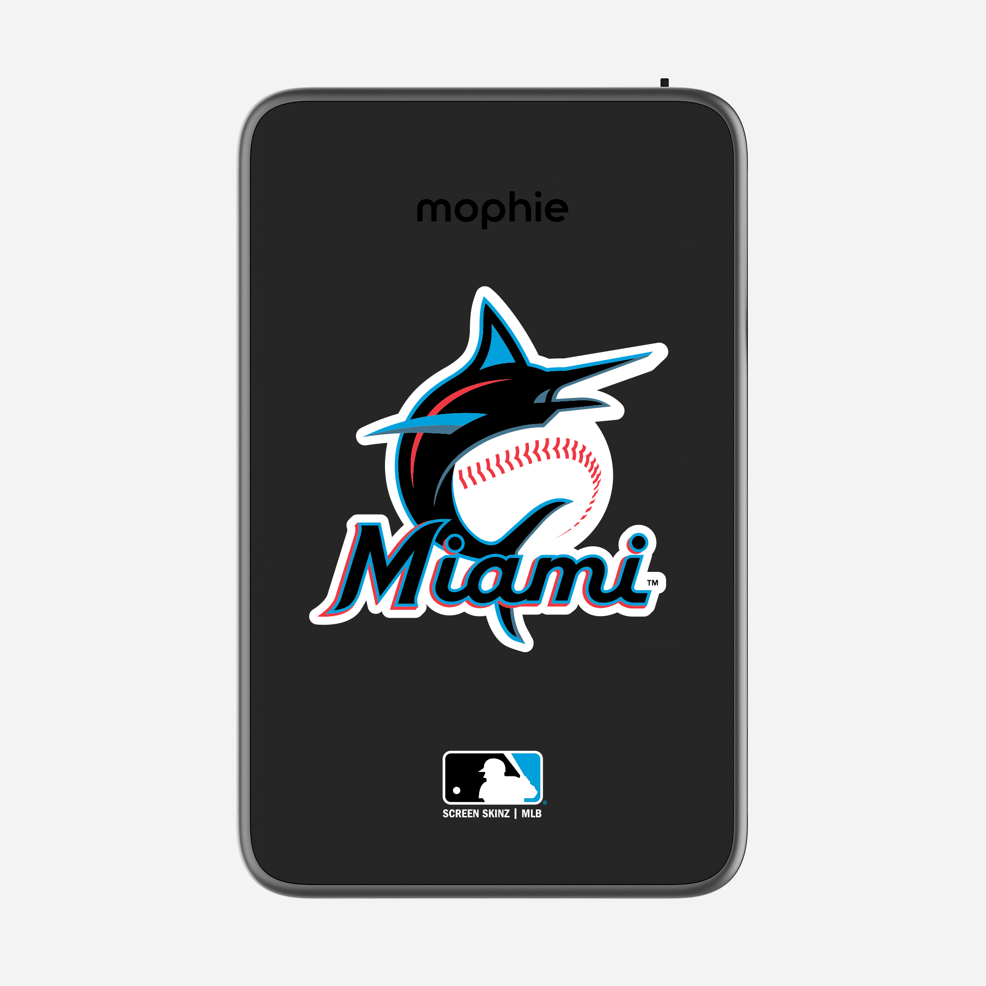 Miami Marlins Emblem Powerstation Plus Mini 5K Power Bank
