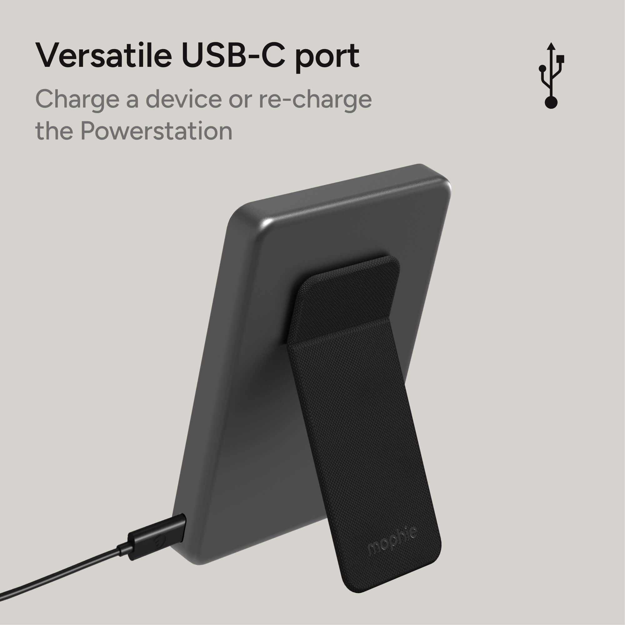 Powerstation Wireless 5K Slim 15W Power Bank with Stand