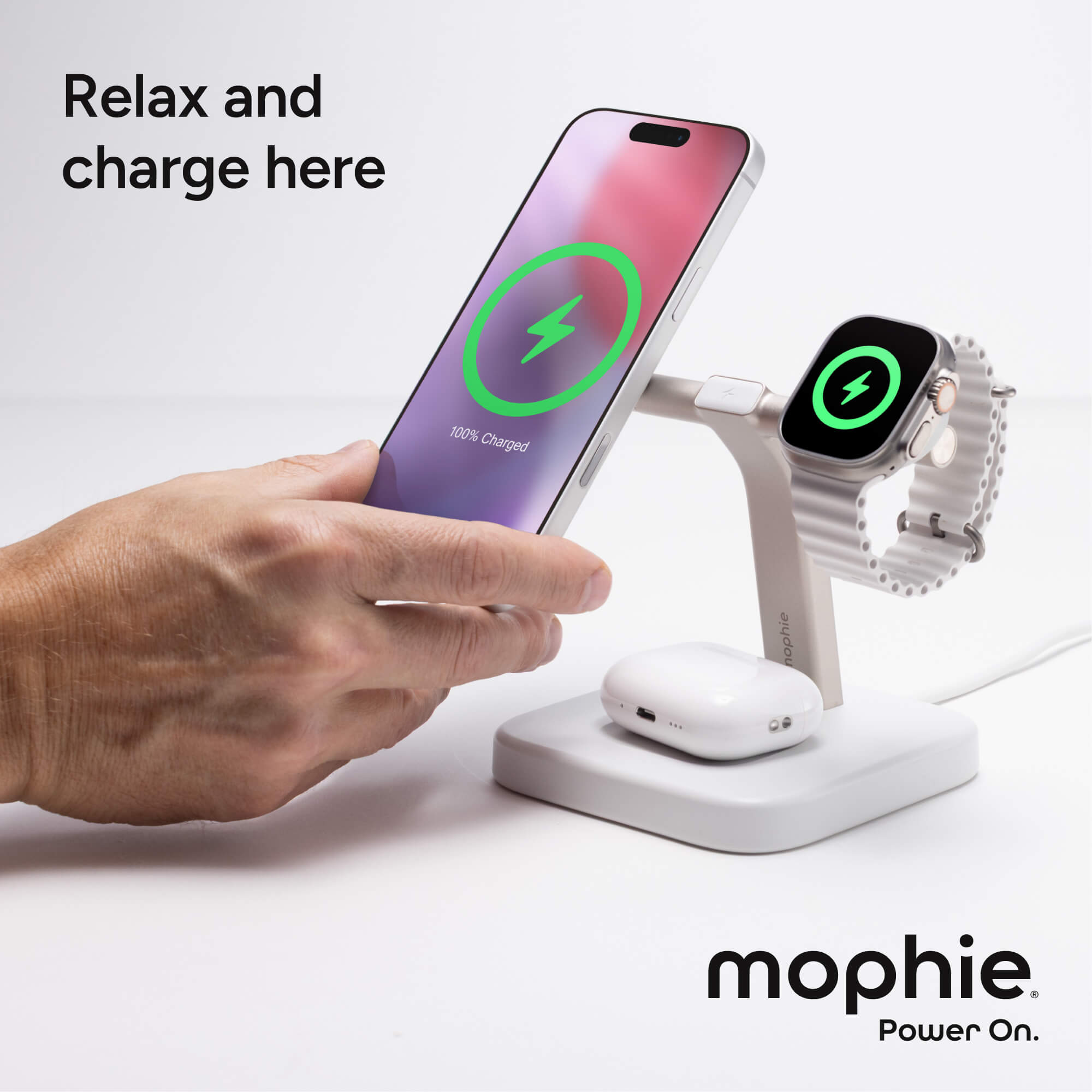 Mophie snap+ Wireless Charging Stand - Thumbnail 2