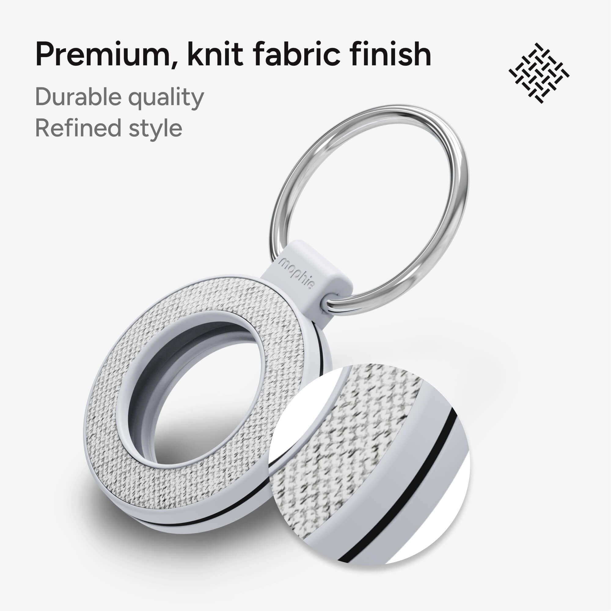 Knit AirTag Case with Ring Attach - 1 pack