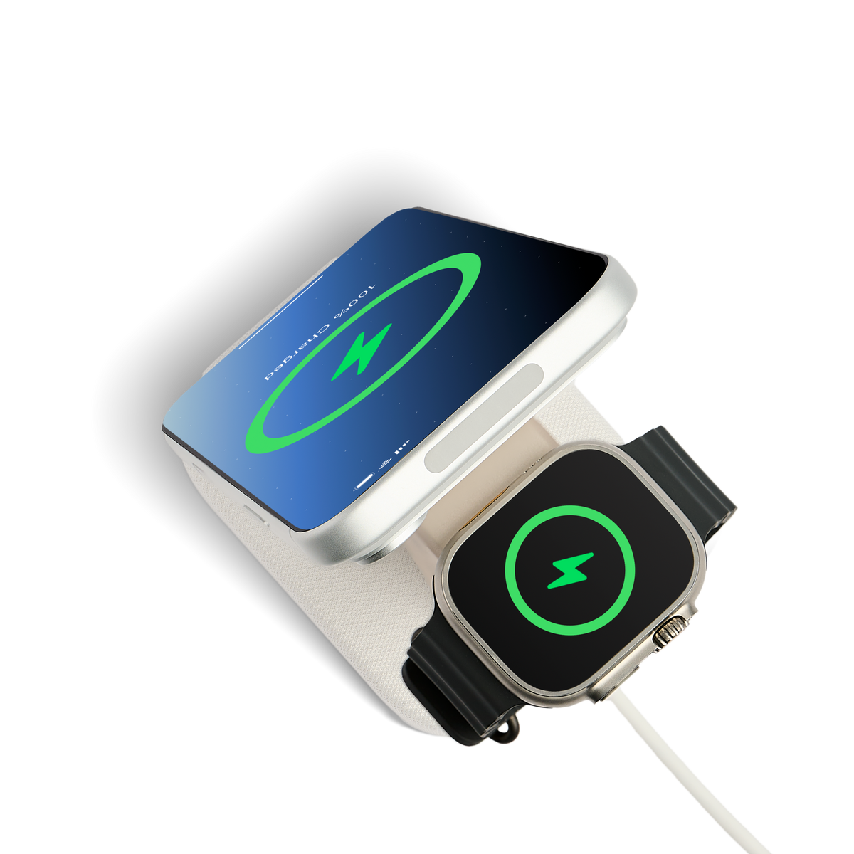 Slim 3-in-1 Wireless Charge Stand