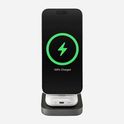 3-in-1 Wireless Charge Stand - Black