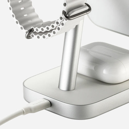 3-in-1 Wireless Charge Stand - White