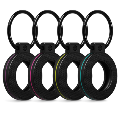 Knit AirTag Case with Ring Attach - 4 pack