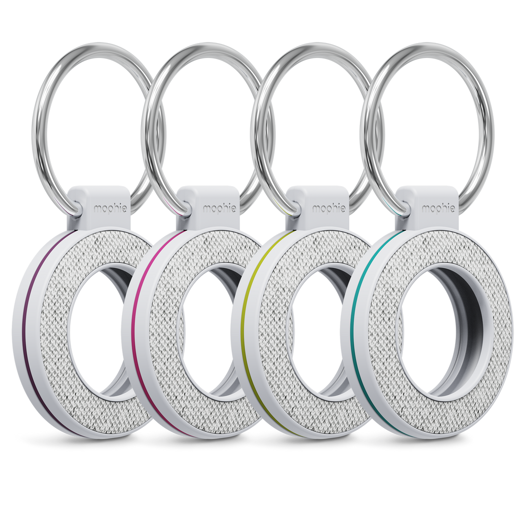 スマホアクセサリー AirTag Knit AirTag Case with Ring Attach - 4 pack – mophie