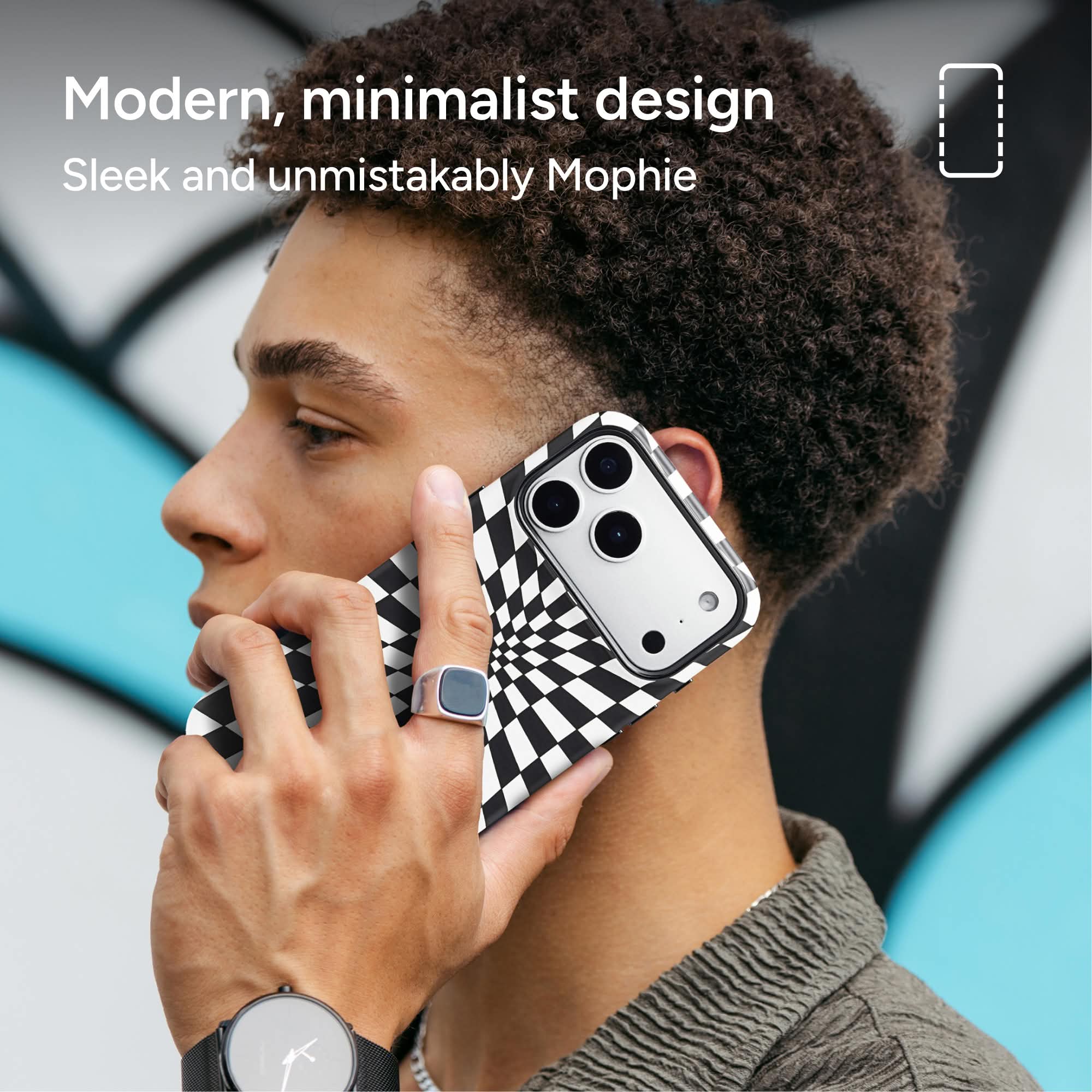 Optical Check iPhone Case