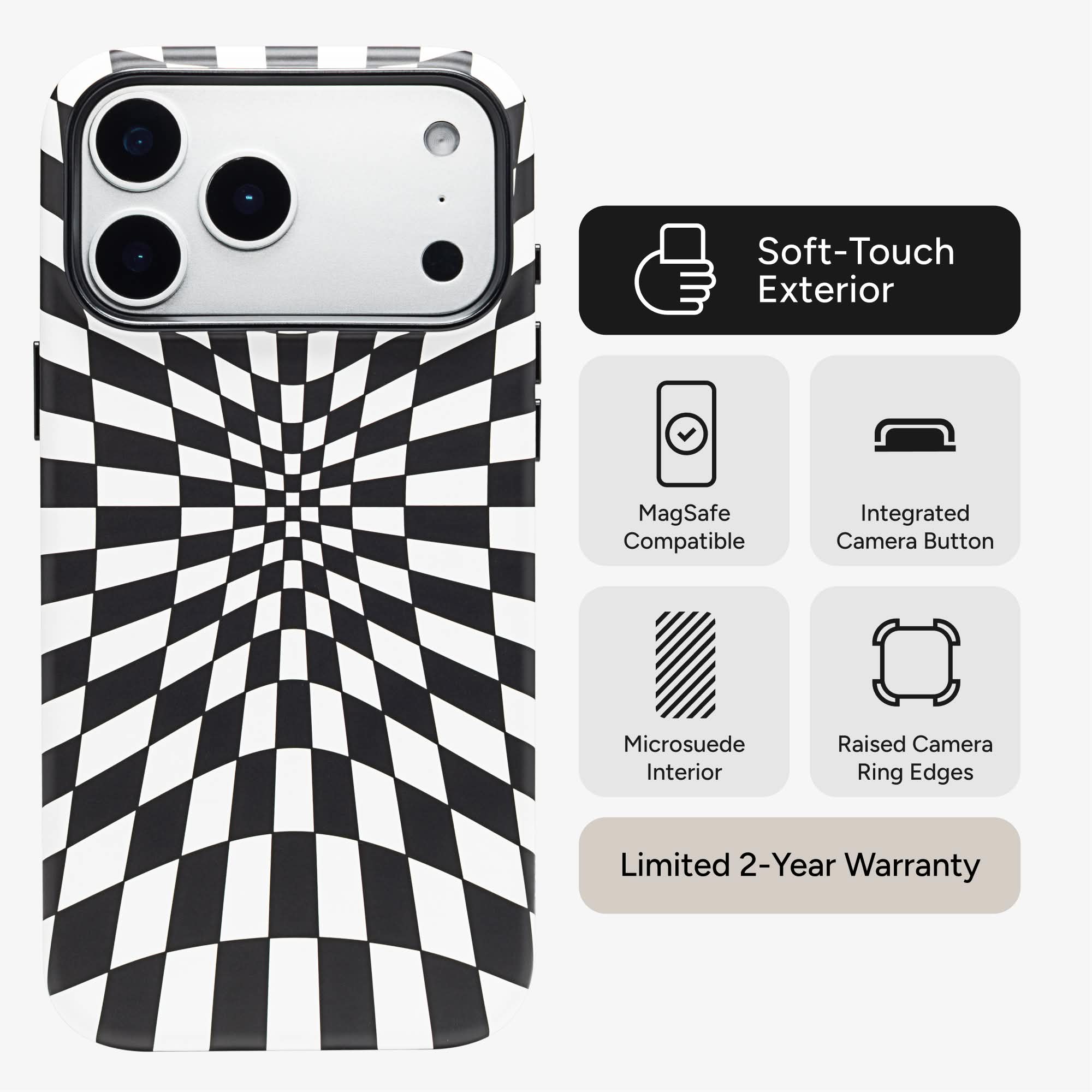 Optical Check iPhone Case