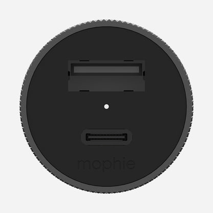 32W Dual Port USB-C + USB-A Car Adapter