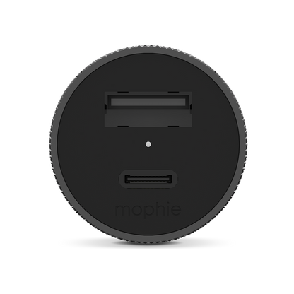32W Dual Port USB-C + USB-A Car Adapter