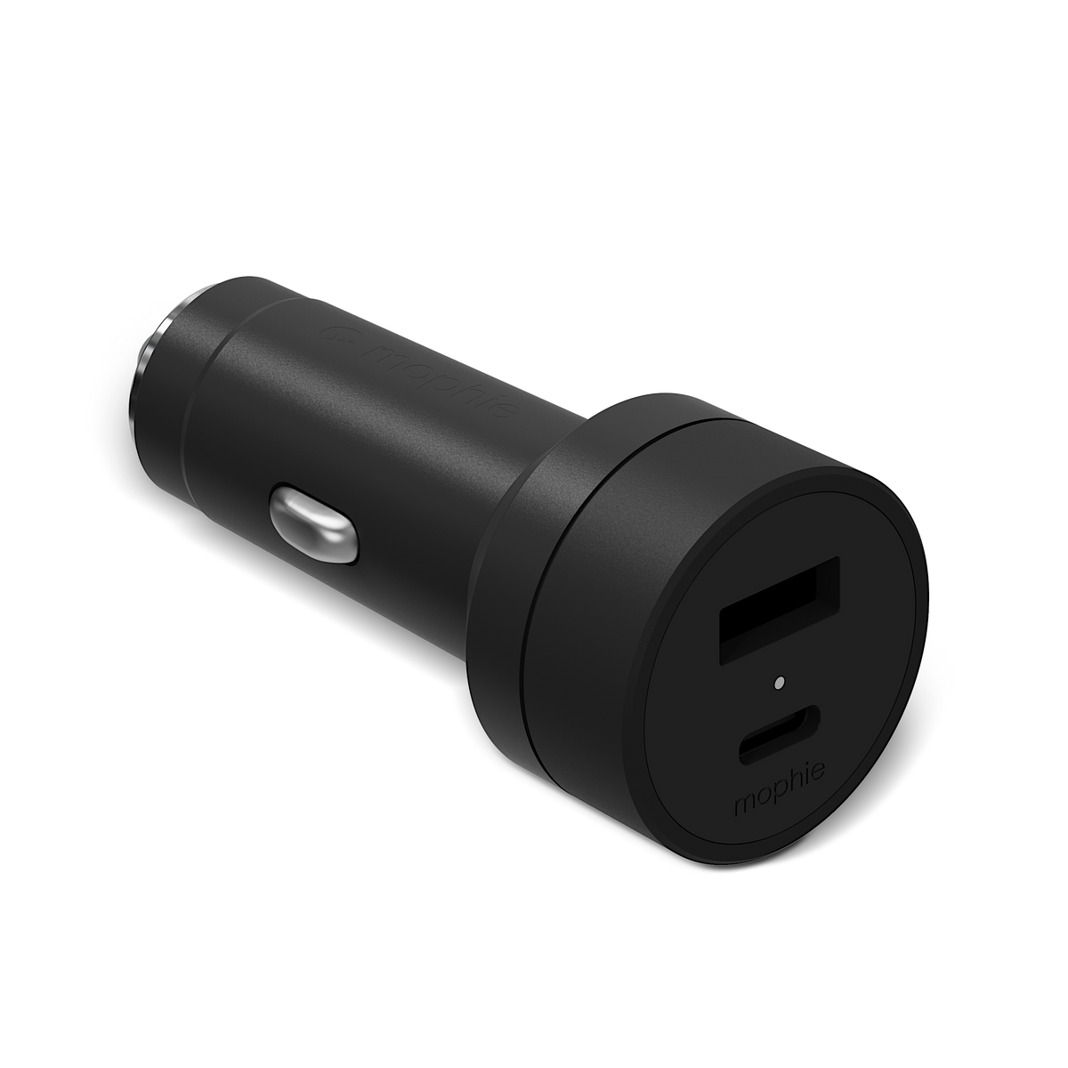 42W Dual Port USB-C + USB-A Car Adapter