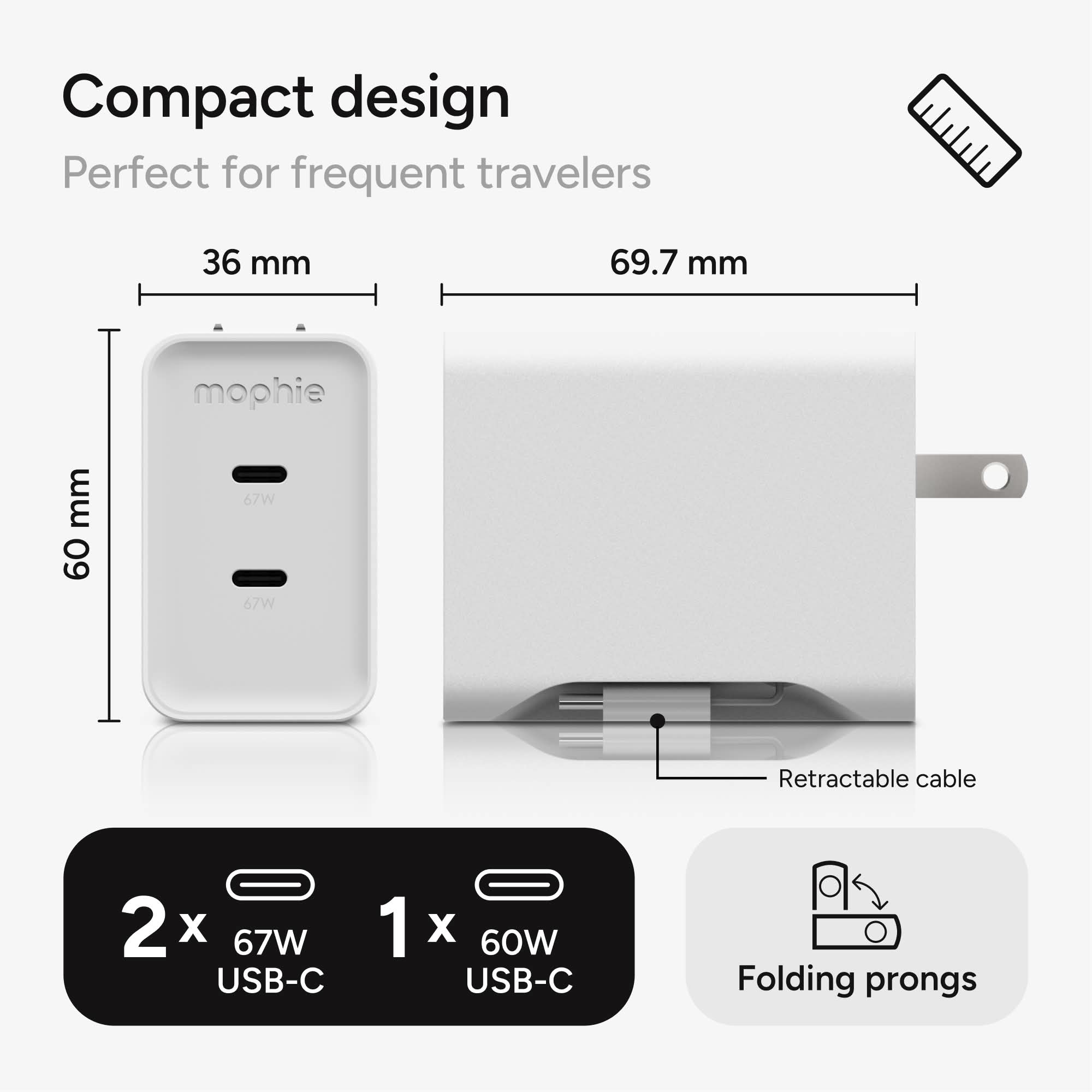 Speedport 67W Wall Charger