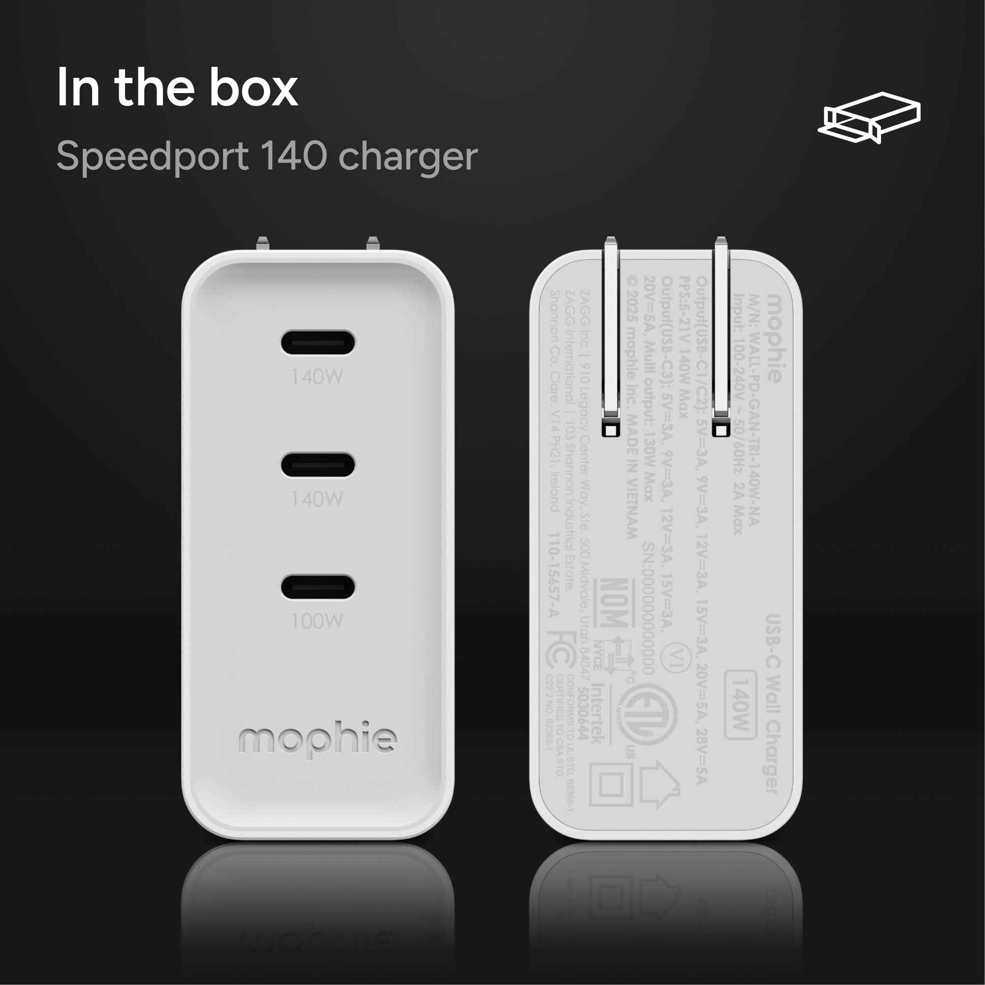 Speedport 140W Wall Charger