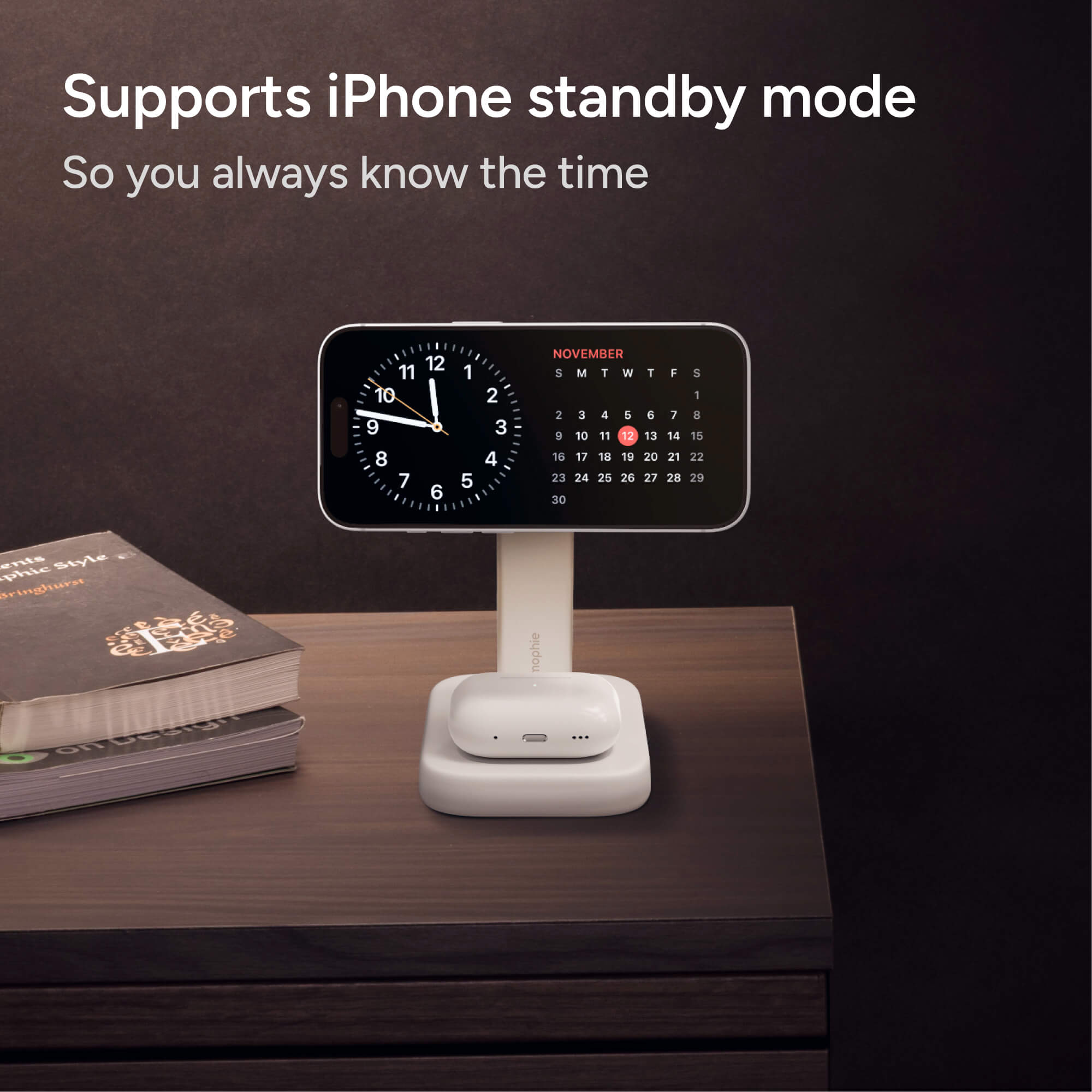 2-in-1 Wireless Charging Stand for AirPods