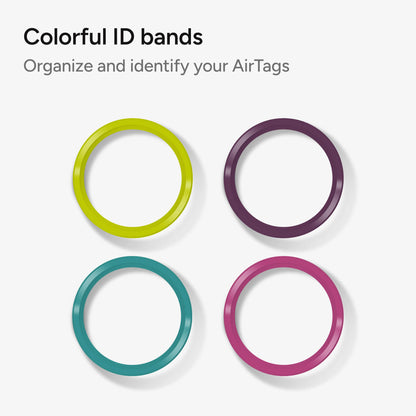 Knit AirTag Case with Ring Attach - 4 pack