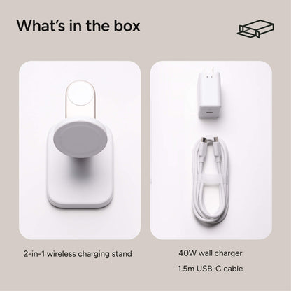 2-in-1 Wireless Charging Stand for Watch