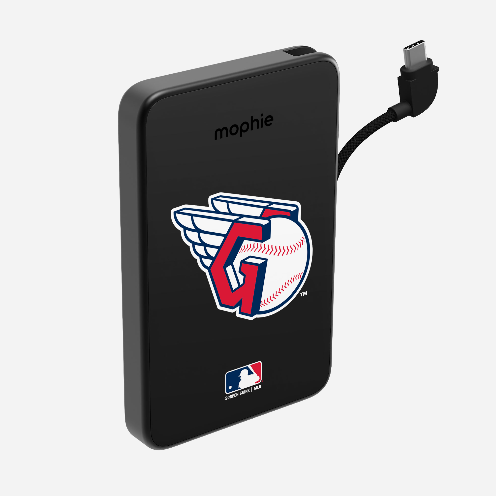 Cleveland Guardians Emblem Powerstation Plus Mini 5K Power Bank