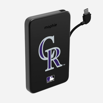 Colorado Rockies Monogram Powerstation Plus Mini 5K Power Bank