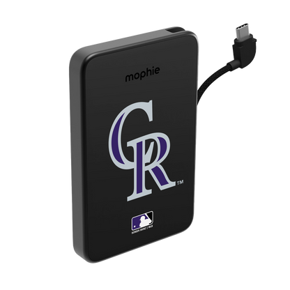 Colorado Rockies Monogram Powerstation Plus Mini 5K Power Bank
