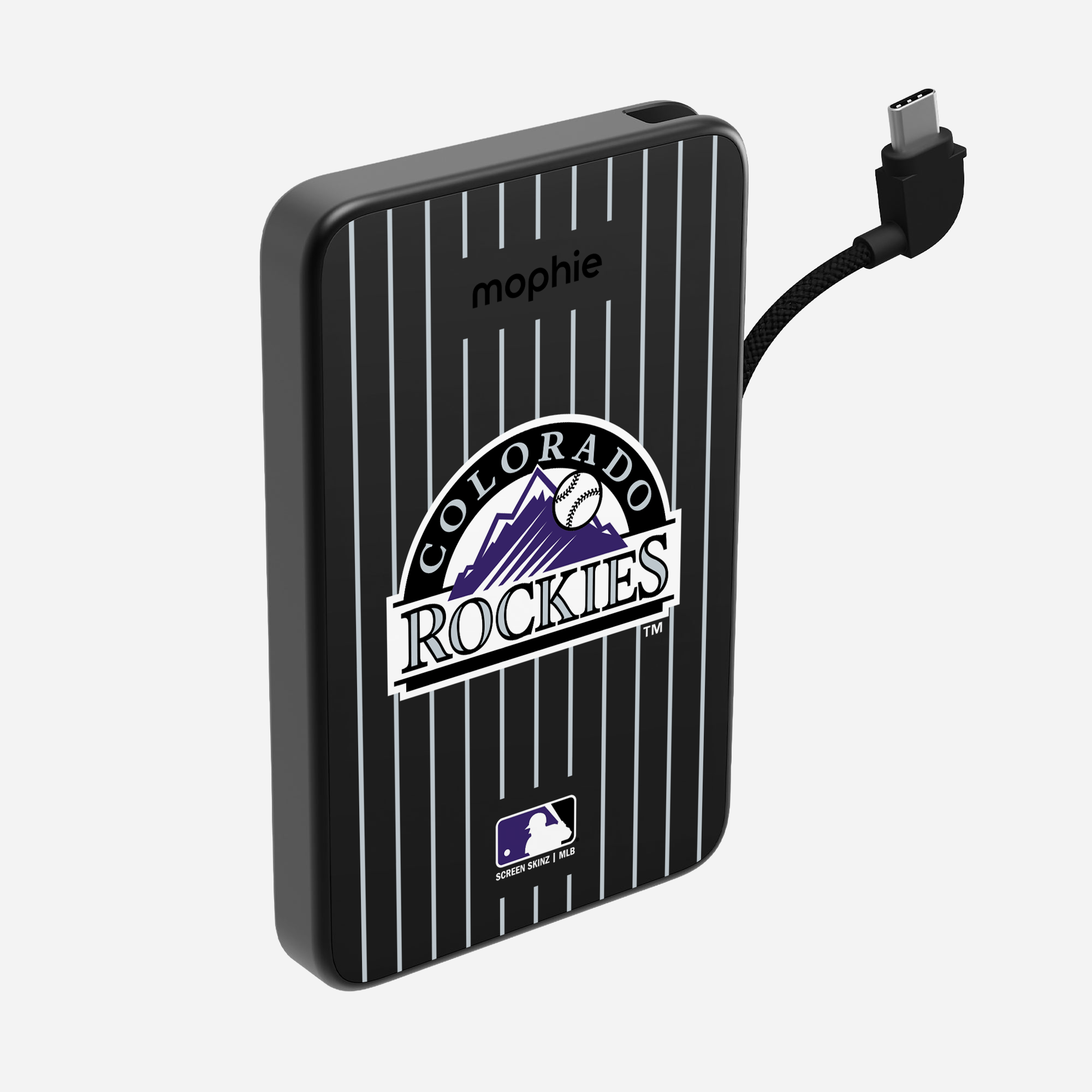 Colorado Rockies Emblem Powerstation Plus Mini 5K Power Bank