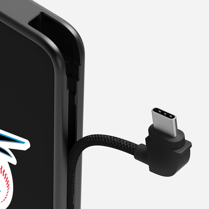 Miami Marlins Emblem Powerstation Plus Mini 5K Power Bank