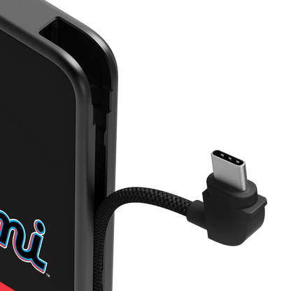 Miami Marlins Logo Powerstation Plus Mini 5K Power Bank