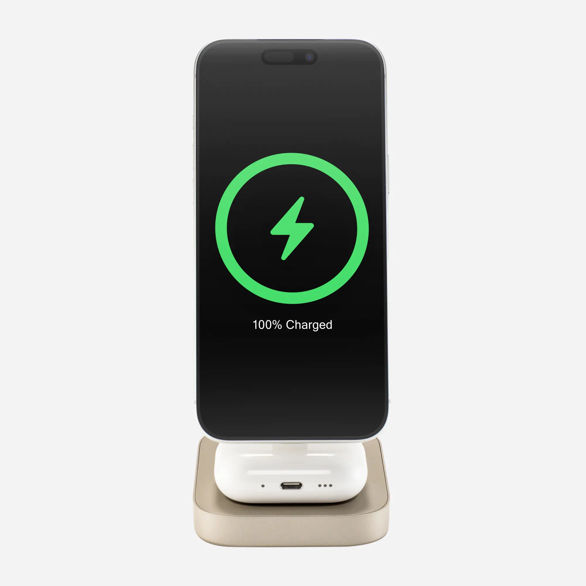 3-in-1 Wireless Charge Stand - Champagne