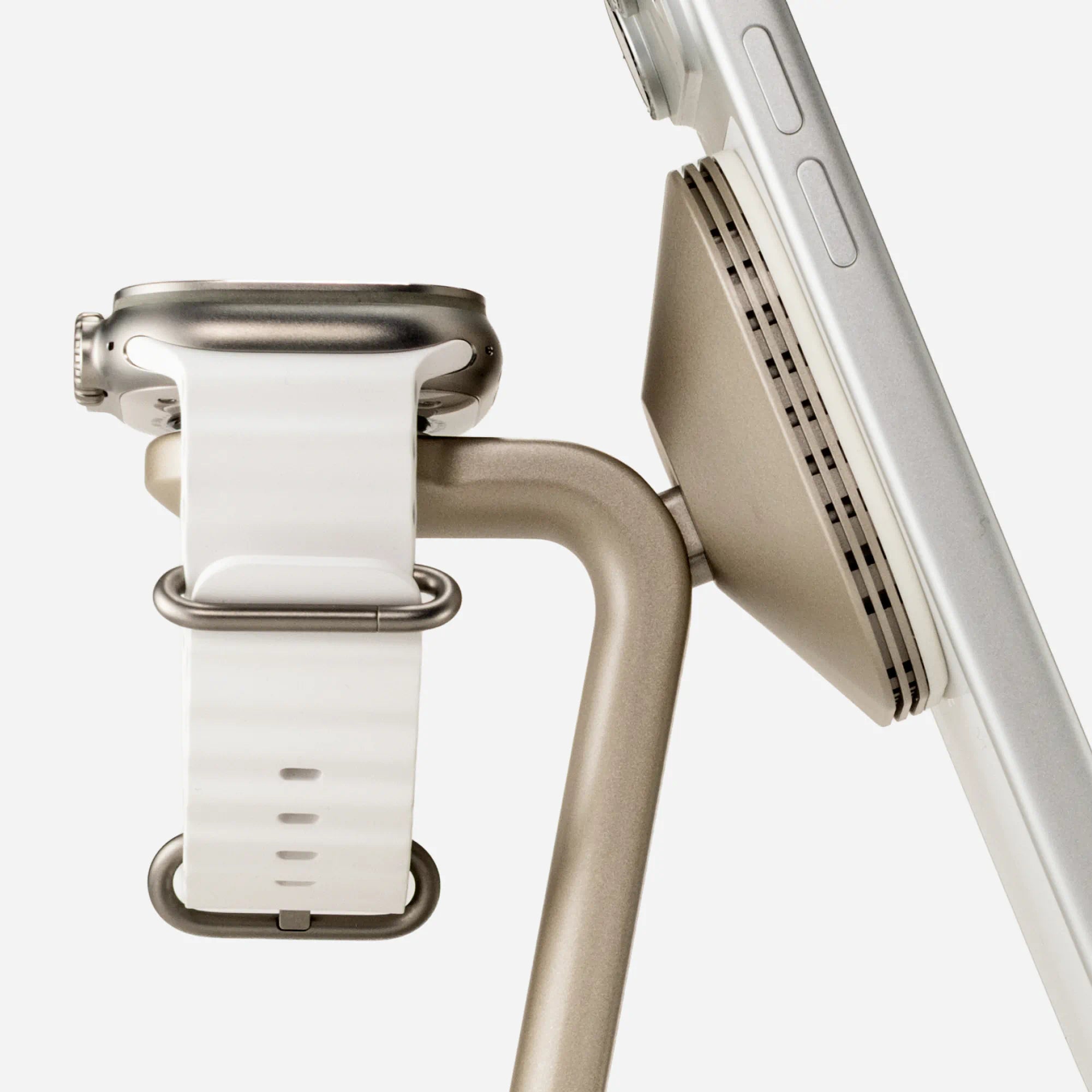 3-in-1 Wireless Charge Stand - Champagne