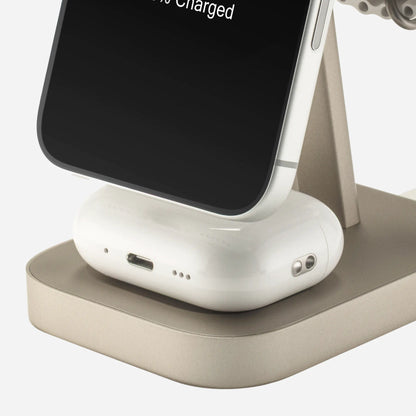 3-in-1 Wireless Charge Stand - Champagne