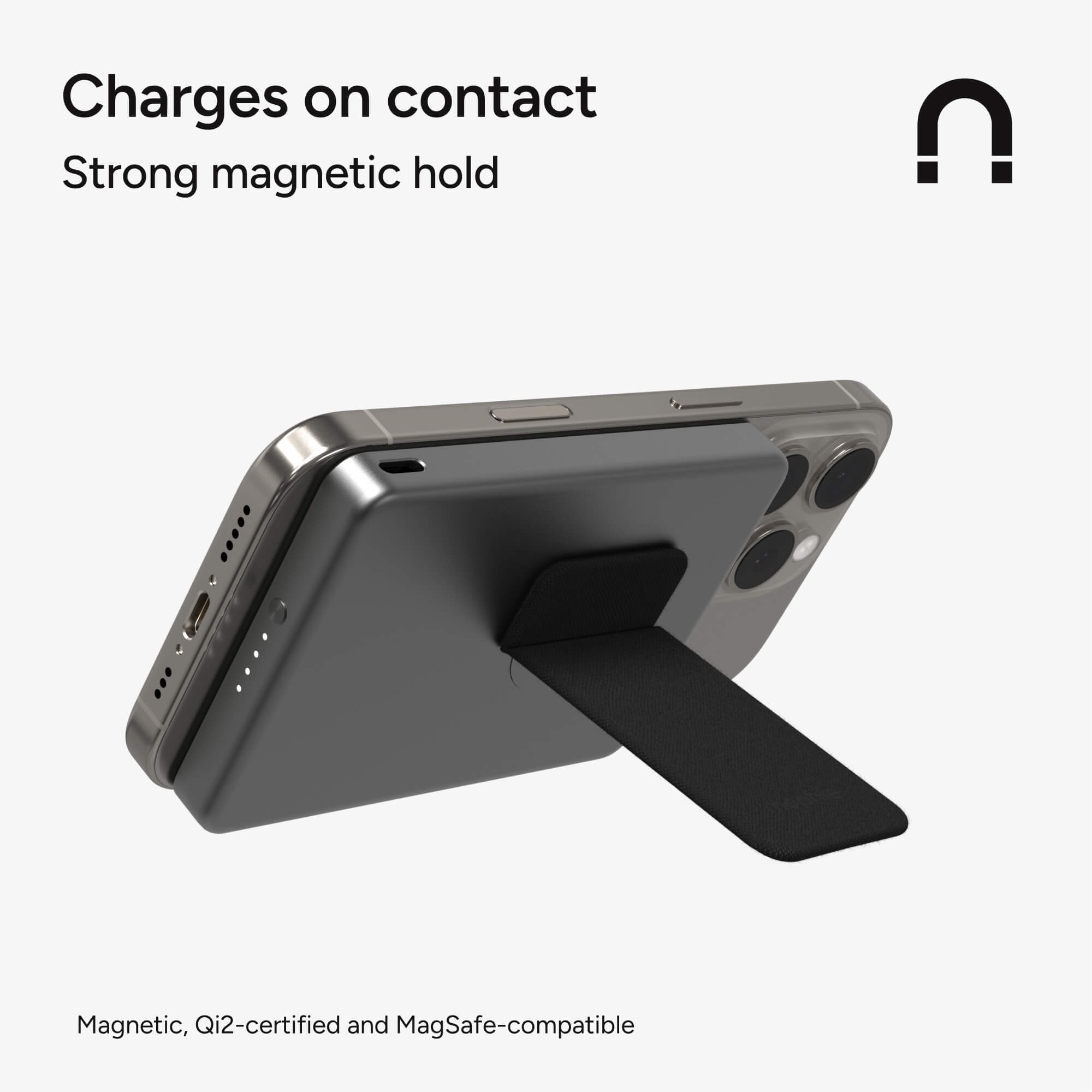 Powerstation Wireless 5K Slim 15W Power Bank with Stand