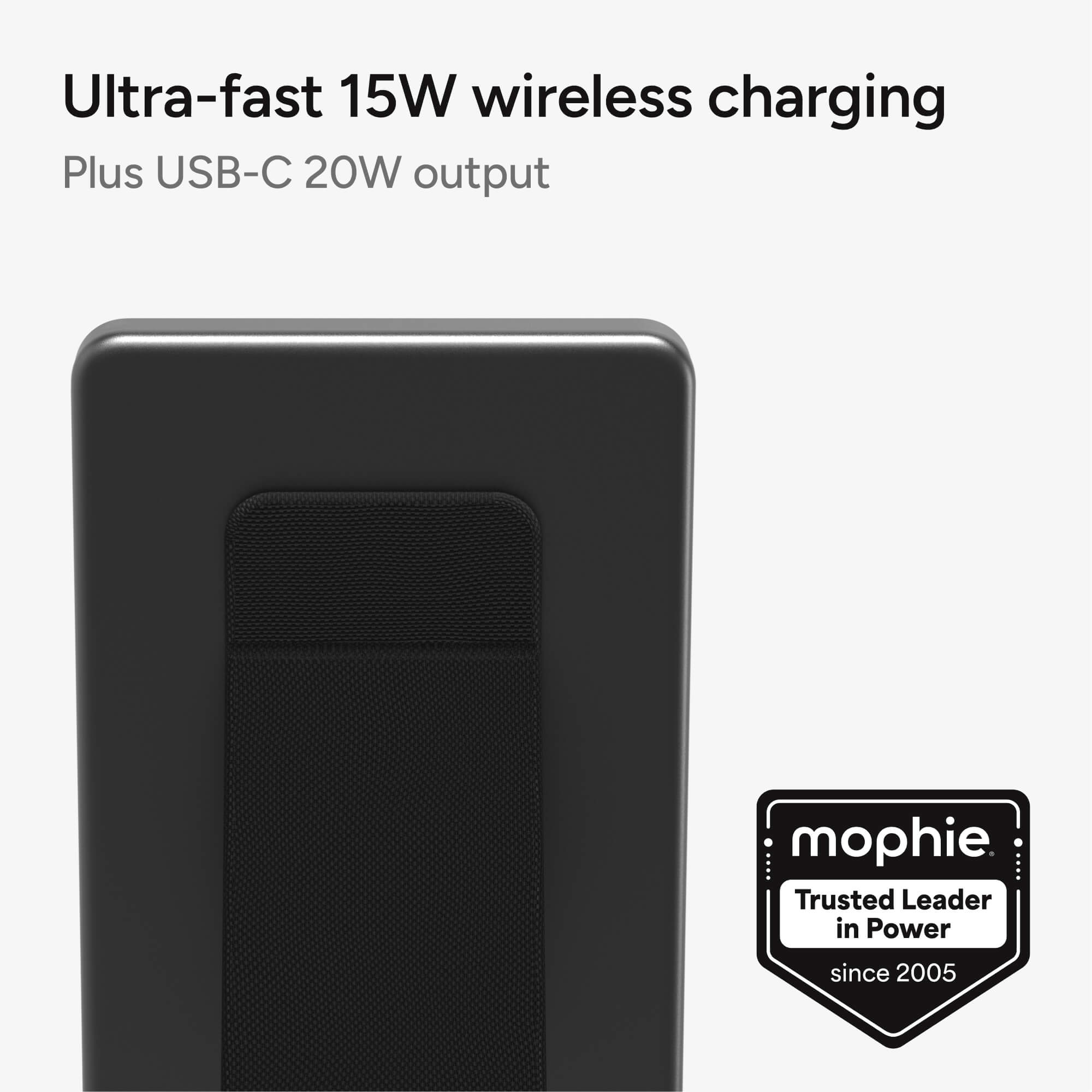 Powerstation Wireless 5K Slim 15W Power Bank with Stand