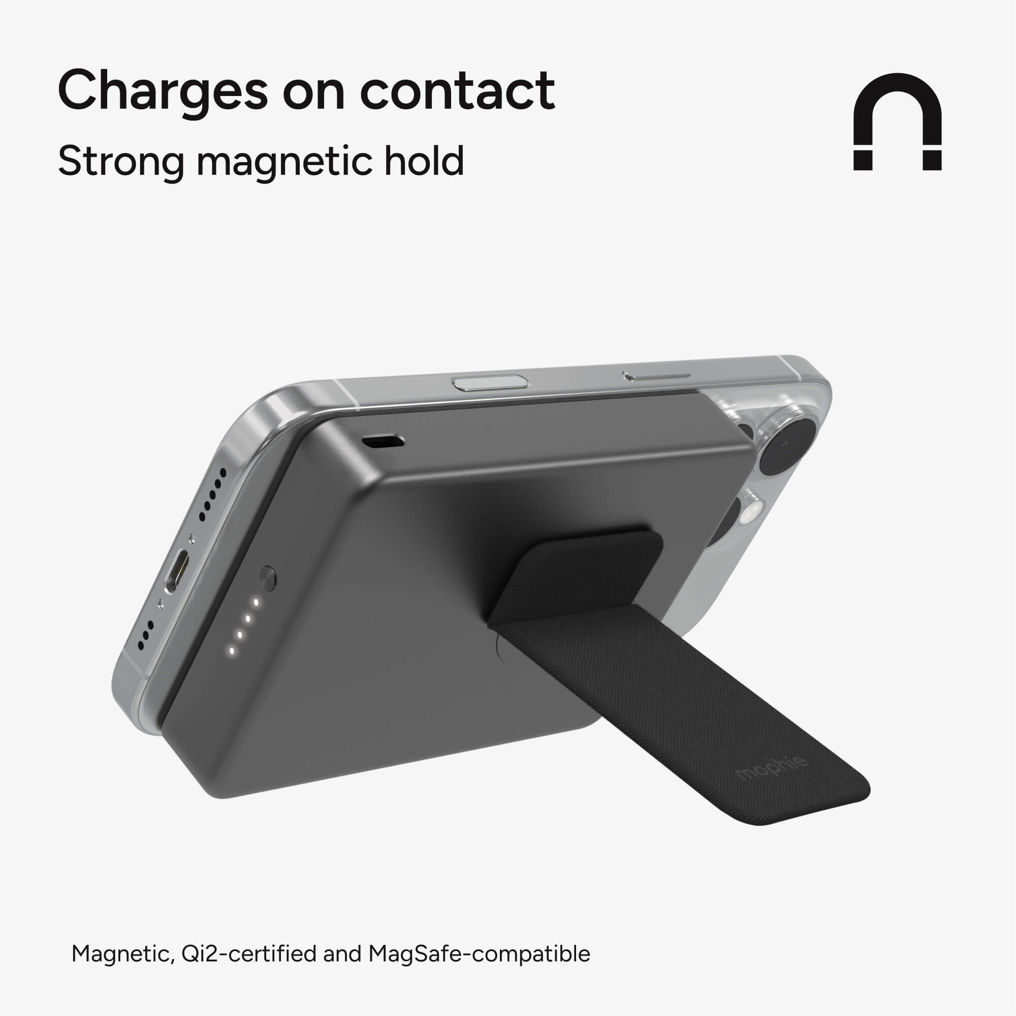 Powerstation Wireless 10K Slim 15W Power Bank with Stand