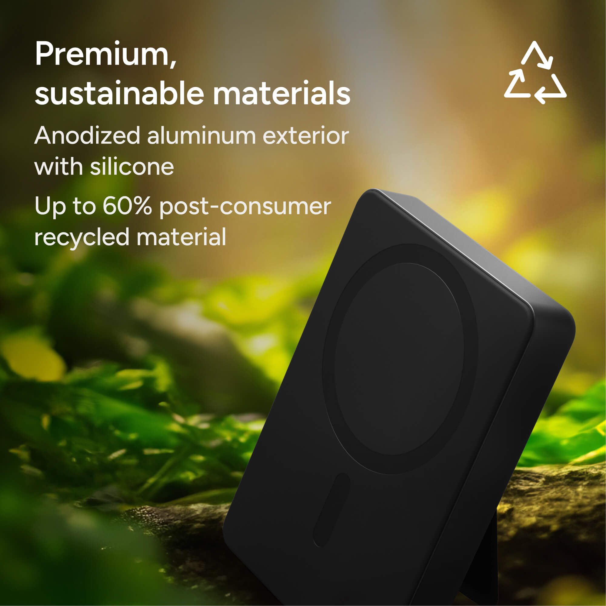 Powerstation Wireless 10K Slim 15W Power Bank with Stand