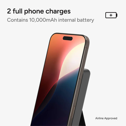 Powerstation Wireless 10K Slim 15W Power Bank with Stand
